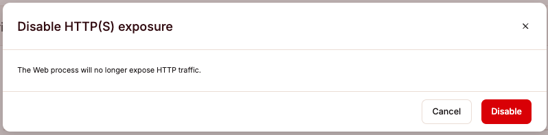 Disable HTTP(S) traffic on your web process. 